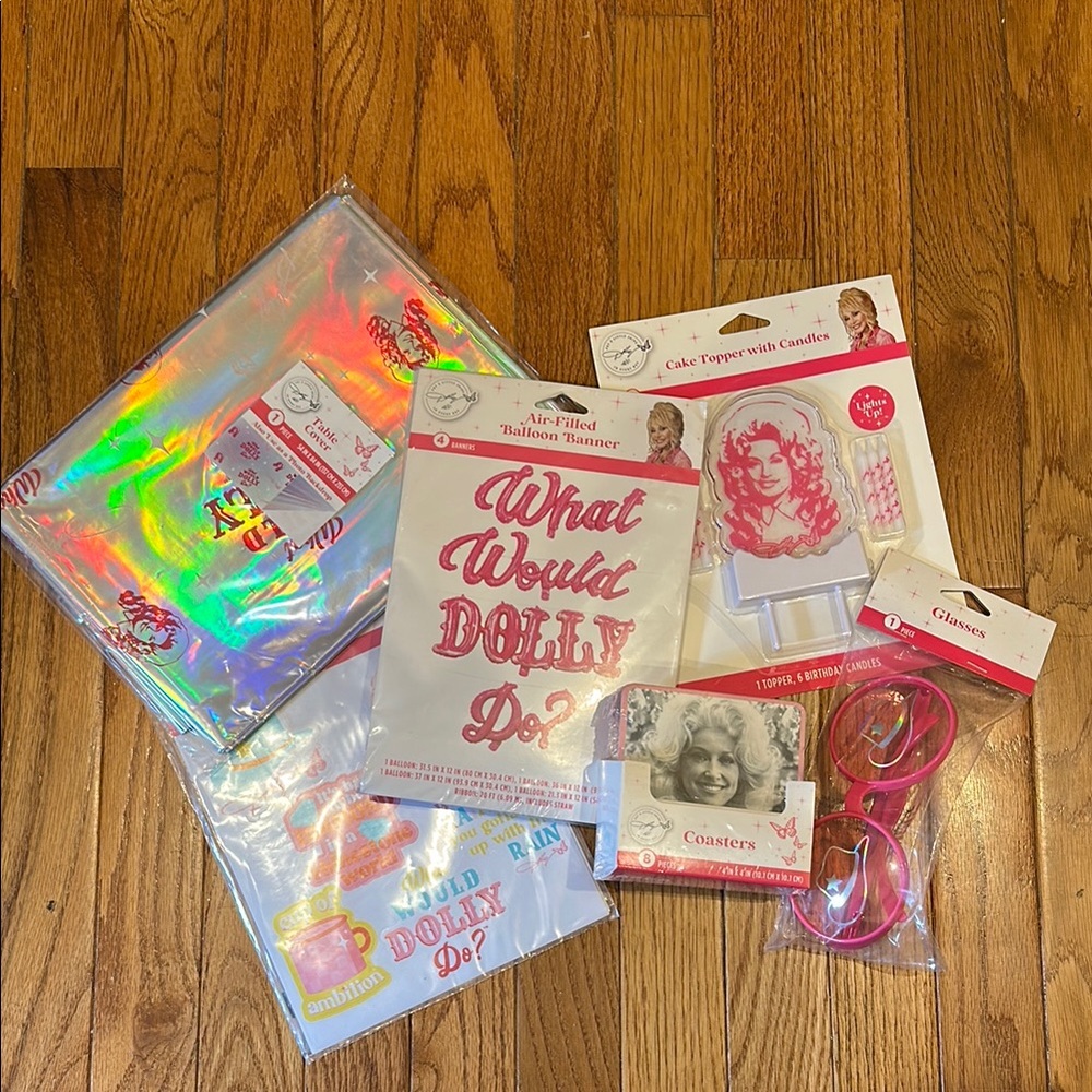 Dolly Parton Party Supplies Lot